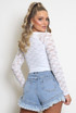 Floral Lace Long Sleeve Boho Top