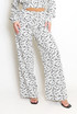 Printed Wide Leg Trouser