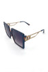 Oversized Square Cut Out  Arm Sunglasses 