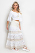 Embroiderey Anglaise Gypsy Crop Top