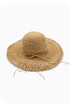 Cut Out Woven Sun Hat 