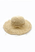 Cut Out Woven Sun Hat 