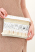 Sequin Crochet Boho Clutch Bag 