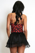 Floral Mesh Gypsy Vest Top