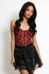 Floral Mesh Gypsy Vest Top
