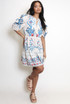 Floral Print Smock Dress