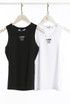 Love Slogan Round Neck Vest