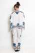 Printed Boxy Blouse And Wide Leg Trouser Set(PRE ORDER)