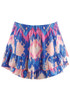 Aztec Print Frill Skort