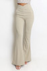 High Waisted Flare Trouser