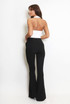 High Waisted Flare Trouser