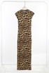 Animal Print Cap Sleeve Midi Dress (PRE ORDER)