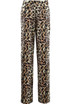 Animal Print Tailored Trouser