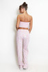 Space Dye Knit Wide Leg Trouser 