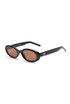 Chunky Oval Sunglasses 