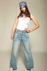 Double Waist Denim Jeans 