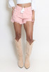 Frayed Hem Ripped Denim Shorts