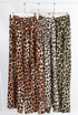 Leopard Print Elasticated Wide Leg Trouser