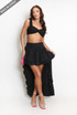 Embroidery Anglaise Bralet And High Low Skirt Set