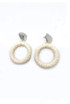 Wicker Hoop Earring 