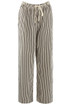 Striped Casual Wide Leg Trouser