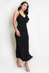 Strappy Cami Textured Maxi Dress