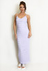 Strappy Cami Textured Maxi Dress