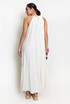 High Neck Smock Maxi Dress