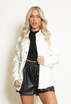 Rock & Roll Embossed Denim Shacket