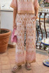 Floral Print Wide Leg Trouser