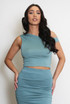 Asymmetric One Shoulder Crop Top