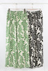 Leaf Print  Wide Leg Trouser