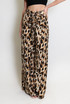 Elasticated Leopard Print Wide Leg Trouser