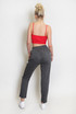 Cropped Trouser With Sports Stripe