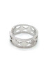 Cut Out Louis Stainless Steel Adjustable Ring 