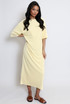 Short Sleeve Casual Midi Dress
