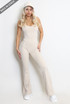 Cut Out Back Ruched Pushup Jumpsuit