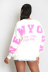 New York Embossed Jumper