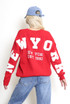 New York Embossed Jumper