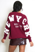 New York Embossed Jumper