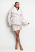 Vintage Look Faux Fur Jacket 
