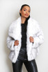 Vintage Look Faux Fur Jacket 