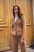 Five Buttons Notch Lapel Smart Blazer