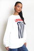 Amore MIO Slogan Oversized Sweatshirt