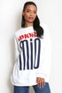 Amore MIO Slogan Oversized Sweatshirt
