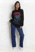 Amore MIO Slogan Oversized Sweatshirt