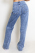 Mid Blue Denim Boot Cut Jeans 