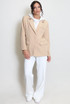 Combined Blazer With Hood