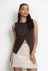 Tailored Split Front Waist Coat