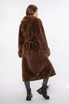 Faux Fur Belted Coat 